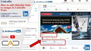 How to Add the Clickable Image Links in the LinkedIn Posts | Adding Links to LinkedIn Posts