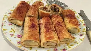 Zərif blinçik xəmirinin hazırlanması. ƏTLİ BLİNÇİK. Блинчики с Мясом Очень Сочные и Вкусные