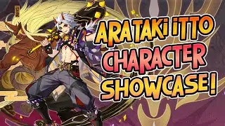 Arataki Itto Elemental Skill/Burst Animation Showcase | Genshin Impact 2.3 Leaks