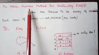 L:24 Variants of Syntax Tree (Intermediate Code Generation) | Compiler Design