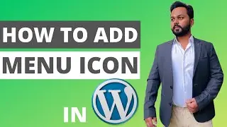 How to Add Menu Icon in WordPress - Works with Any Theme - ⭐⭐⭐⭐⭐ Adding Icons to Menus in WordPress