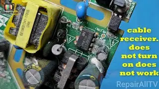 cable receiver  does not turn on does not work