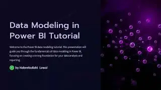 Data Modelling with Power BI - Week 1 - Session 4