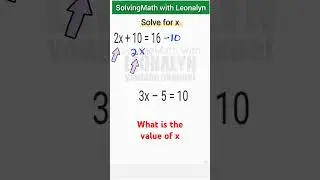 What is the value of x