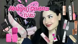 MAKYAJ ÇANTASI TURU 🎀✨ neler alınız neler alınmaz dürüst yorumlarım 🥹💌