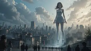 The Girl Who Kept Growing!   TG TF Voiceover Comic Dub giantess stories
