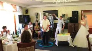 Оригинальный номер с мыльными пузырями на свадьбе / Сирота Олег