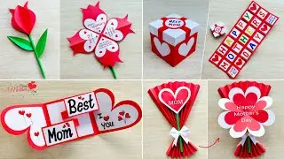 4 Easy Mother's day greeting card making // Mother's day pop-up card ideas // DIY Mother's day card