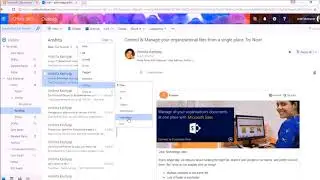 How you can organize your emails in Outlook Web Access (OWA)?