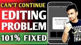 Instagram Can't continue editing Problem Solution 100% | Instagram Post Not uploading Problem Solve