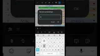 How to Edit Spreadsheet Name in Google Sheets Android