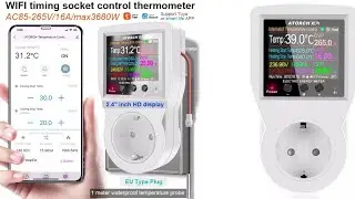 TORCH Tuya Smart socket thermostat with timer