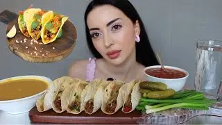 ПОЧЕМУ ПАПА НЕ ПРИЕЗЖАЕТ?? Тако 🌮 Mukbang  🌮 Ayka Emilly