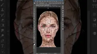 Create Cracked Skin Effect tutorial #shorts