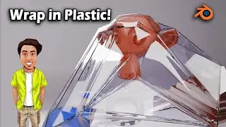 Wrap any objects in Plastic in 3 minutes / Easy & fast / Blender tutorial