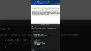 HTML tooltip using pure css pseudo elements ::after 