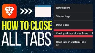 How To Close All Tabs in Brave Browser (2024)