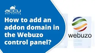 How to add an addon domain in the Webuzo control panel?