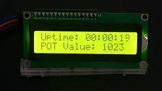 Multi-Master interface with I2C 16x2-LCD | 