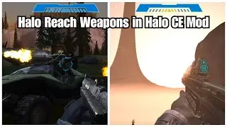 Halo CE Pillar of Autumn & Halo with Halo Reach Assets