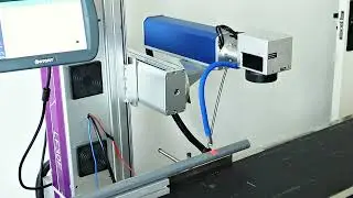 For laser marking of pipes, it is enough to use CYCJET flying fiber laser marking machine #inkjet