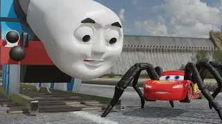 Train Thomas Meets Baby Cursed Mcqueen