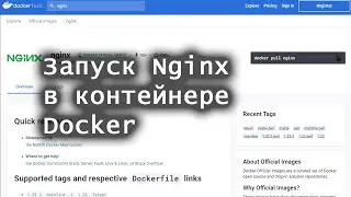 Запуск Nginx в контейнере Docker