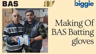 Making of BAS Batting Gloves