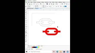 Chain Border Design in CorelDRAW 