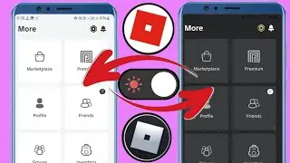 How To Enable Dark Mode On Roblox Mobile  | How To Turn On Dark Mode On Roblox