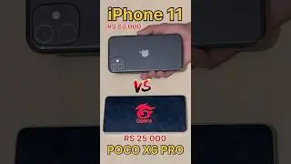iPhone 11😈 vs POCO X6 PRO vs Galaxy Z Fold 6 vs RS 60,000 - FREEFIRE TEST 