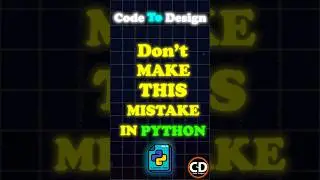 The most common mistake in Python.  #python #programming #code