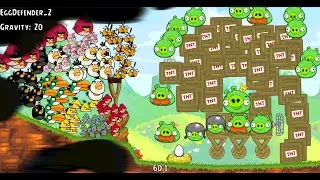 The Flock join Red's Mighty Feathers Egg Defender Custom Level Mod 