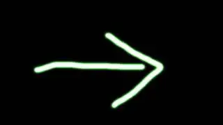 Neon Pointing Arrow Scribble Animation Overlay HD | Free to use !