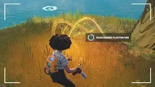 Use the Sensor Backpack to find an energy fluctuation around Loot Lake - Fortnite Resistance Quest