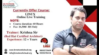 Best Linux Training |Learn From Linux Guru (Krishna Sir) | IT Training institute | KR Network Cloud