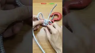 Most useful knots skill - How to tie a knot with a loop @9DIYCrafts