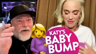 🎤  Katy Perry Shows Her HUGE🤰 Baby Bump on Kyle and Jackie O!