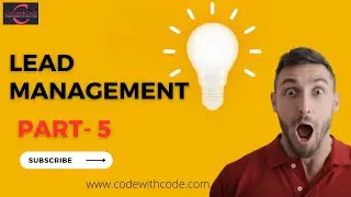 Lead Management Part 5 | Add Lead By Ajax CAll | Code With Code