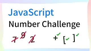 Can you write ANY JavaScript number using only these 3 symbols?