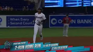 Cristian Paches 1st home run of the season is a 2-run shot