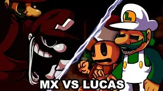 Lucas Vs MX (Powerdown V2 Cover) - Mario Madness V2 FNF