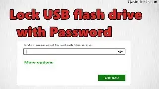 How to lock USB Flash drive with Password easily