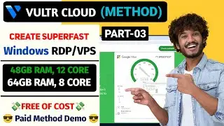 Create Powerful RDP Server For Free Complete Guide | High Speed VPS 2024 | Part - 03 Sahil-R Guide