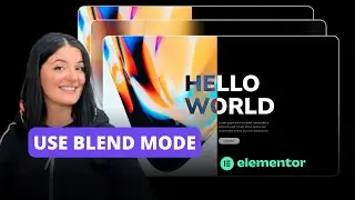 BLEND MODE DIFFERENCE BUT MAKE IT COOL - Elementor Wordpress Tutorial Flex Container