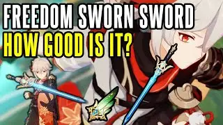 FREEDOM SWORN SWORD Build for Kazuha | HOW GOOD IS IT? Worth Pulling for? - Genshin Impact