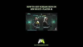 How to get scream skin on MW multi-player. 👻🎮😂 by @irqsy #elitegamerclips