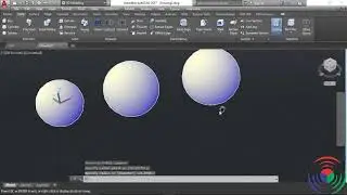 Autodesk AutoCAD: How to use Solid Sphere Command in Autodesk AutoCAD