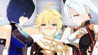 Yelan & Shenhe Sleeps with Aether AGAIN | Genshin Impact Animation