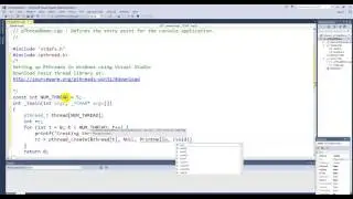 Using Pthread In Windows
